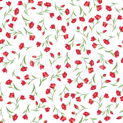 Floral seamless pattern. Flower background. Spring texture