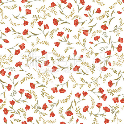 Floral seamless pattern. Flower background. Spring texture