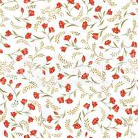 Floral seamless pattern. Flower background. Spring texture