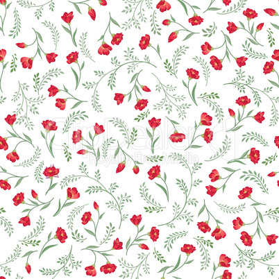 Floral seamless pattern. Flower background. Spring texture