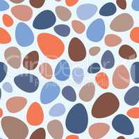 Abstract spot holiday pattern. Easter seamless background.