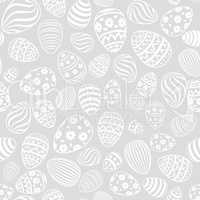 Easter egg seamless pattern. Holiday background