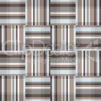 Abstract geometric seamless pattern. Square stripe fabric texture