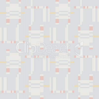 Abstract geometric seamless pattern. Square stripe ornament