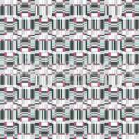 Abstract ruffle geometric seamless pattern. Pixel blink texture