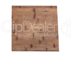 square old kitchen wooden board