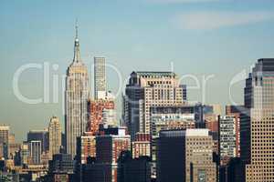 New York City skyline from Liberty island