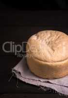 round bread made from wheat flour