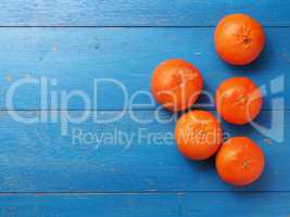 Fresh organic tangerine fruits