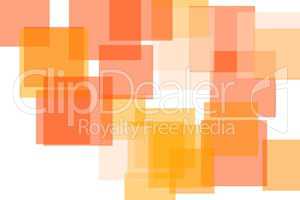 Abstract orange squares illustration background