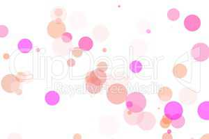 Abstract pink circles illustration background