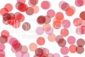 Abstract red circles illustration background