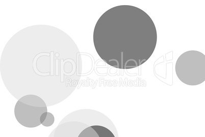 Abstract grey circles illustration background