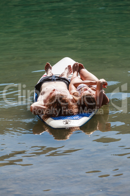 Erholung auf dem Wasser