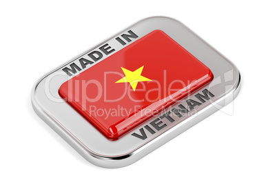 Made in Vietnam shiny badge