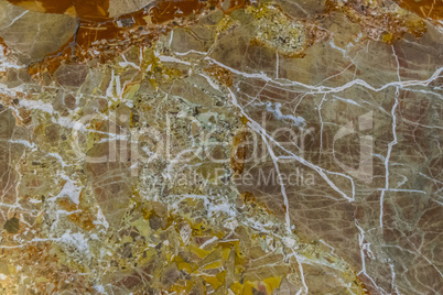 Marble background, yellow, red, white veins.