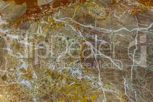 Marble background, yellow, red, white veins.