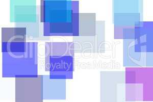 Abstract blue rectangles illustration background