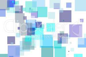 Abstract blue squares illustration background