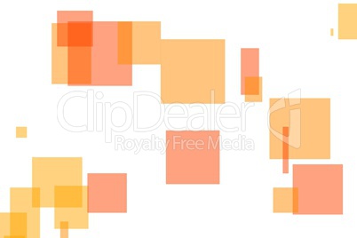 Abstract orange rectangles illustration background