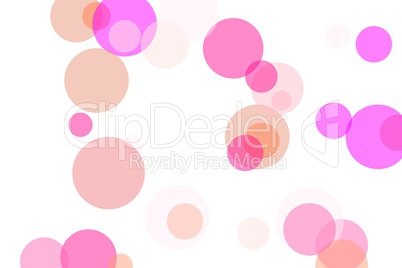 Abstract pink circles illustration background