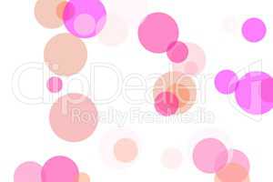 Abstract pink circles illustration background