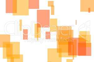 Abstract orange squares illustration background