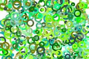 Abstract green circles illustration background