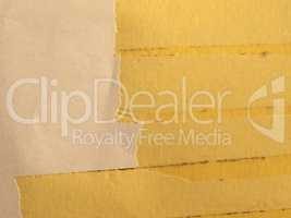 yellow paper adhesive tape texture background