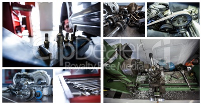 repair tools collage