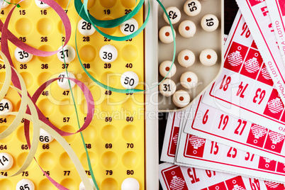 Bingo game details.