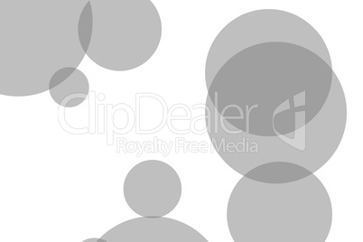 Abstract circles illustration background