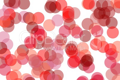 Abstract red circles illustration background