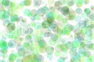 Abstract green circles illustration background