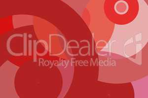 Abstract red circles illustration background