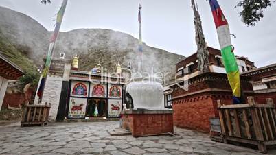Labrang, incense, Tibet, monastery