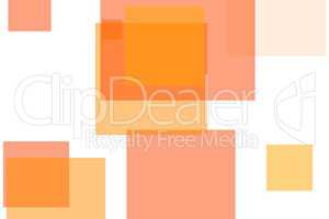 Abstract orange squares illustration background