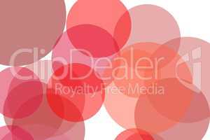 Abstract red circles illustration background