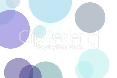 Abstract blue circles illustration background