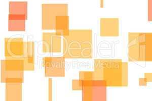 Abstract orange squares illustration background