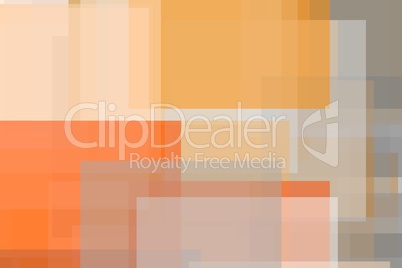 Abstract grey orange squares illustration background