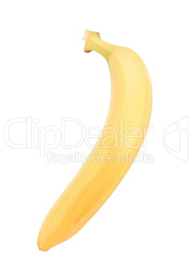 raw Yellow Banana Isolated