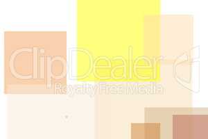 Abstract brown yellow squares illustration background