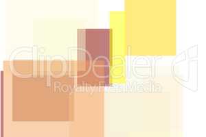 Abstract brown yellow squares and rectangles illustration background