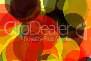 Abstract yellow red grey circles illustration background