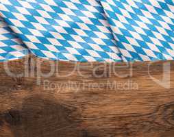 Wooden plank with the Bavarian flag
