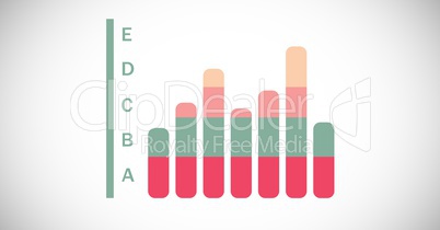 colorful chart statistics with bright background colorful chart statistics with bright background
