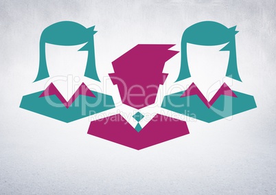 Business people icons