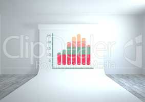 colorful chart statistics on paper