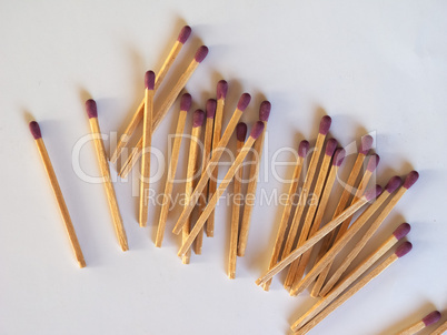 matches sticks for lighting fires